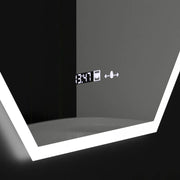 Καθρέφτης LED Polygon, 60X80cm, Hexaluce Marcello MotionGlow Sensor, De-fogging System, Clock & Thermometer, Dimabila Marcello Mirrors Προεπιλεγμένος τίτλος Alessandro Design