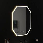 Καθρέφτης LED Polygon, 60X80cm, Hexaluce Marcello MotionGlow Sensor, De-fogging System, Clock & Thermometer, Dimabila Marcello Mirrors Προεπιλεγμένος τίτλος Alessandro Design
