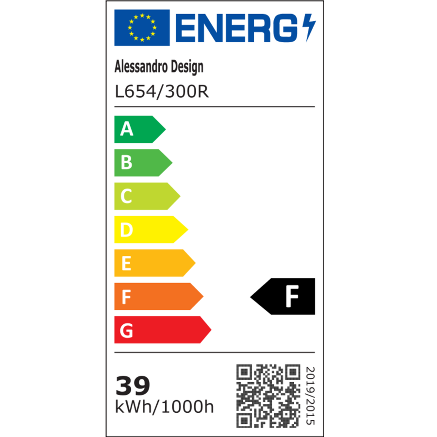 Κρυστάλλινος πολυέλαιος LED PRISMIQ 39W, 3 οβάλ, Κρύο/Ζεστό/Ουδέτερο φως, Μαύρα φώτα τοίχου εσωτερικού χώρου Προεπιλεγμένος τίτλος Alessandro Design