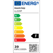Crystal LED πολυέλαιος MITA 39W, 20x20cm, Τετράγωνο, Κρύο/Ζεστό/Ουδέτερο φως, Λευκοί πολυέλαιοι LED Προεπιλεγμένος τίτλος Alessandro Design
