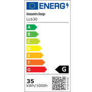 HEATH STEA LED Πολυέλαιος, 35W, Διάμετρος 20cm, Ουδέτερο φως, Λευκός Εφαρμοσμένος πολυέλαιος LED Προεπιλεγμένος τίτλος Alessandro Design