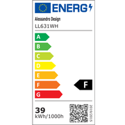 Πολυέλαιος GUARELLA LED, 39W, Κρύο/Ζεστό/Ουδέτερο φως, Λευκό