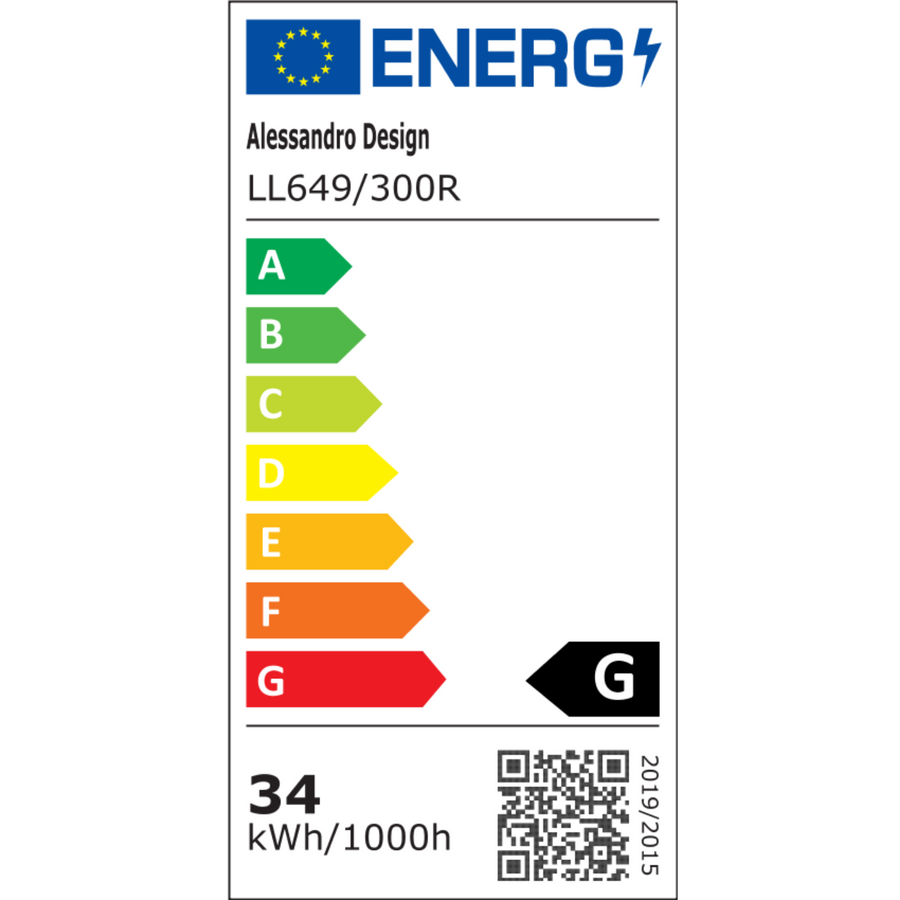 Πολυέλαιος LED PERU 34W, 2 κύκλοι, Κρύο/Ζεστό/Ουδέτερο φως, Λευκοί πολυέλαιοι LED Προεπιλεγμένος τίτλος Alessandro Design