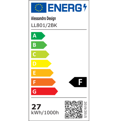 Πολυέλαιος LED PULSARIS 27W, 2 Τετράγωνα, Κρύο/Ζεστό/Ουδέτερο φως, Μαύροι πολυέλαιοι LED Προεπιλεγμένος τίτλος Alessandro Design
