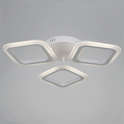 Πολυέλαιος LED ERIKA 20W, 3 τετράγωνα, ουδέτερο φως 4000k, Λευκό, μέταλλο και ακρυλικό εφαρμοσμένο πολυέλαιοι LED Προεπιλεγμένος τίτλος Alessandro Design
