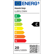 Πολυέλαιος LED ERIKA 20W, 3 τετράγωνα, ουδέτερο φως 4000k, Λευκό, μέταλλο και ακρυλικό εφαρμοσμένο πολυέλαιοι LED Προεπιλεγμένος τίτλος Alessandro Design