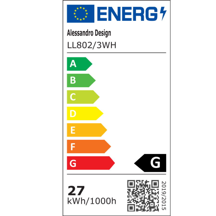 ΜΕΓΑΛΟΣ πολυέλαιος LED 27W, 3 Κύκλοι, Ουδέτερο φως, Λευκό