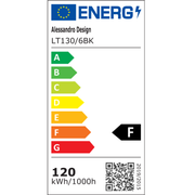 Πολυέλαιος LED με τηλεχειριστήριο ELLA 120W, 6 τετράγωνα, κρύο/θερμό/ουδέτερο φως, ρυθμιζόμενο, μαύρο, μεταλλικό και ακρυλικό πολυέλαιοι LED με τηλεχειριστήριο Προεπιλεγμένος τίτλος Alessandro Design