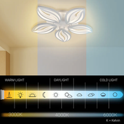 Πολυέλαιος LED με τηλεχειριστήριο ORCHID 66W, 5 πέταλα, κρύο/θερμ/ουδέτερο φως, ρυθμιζόμενο, λευκός πολυέλαιος LED με τηλεχειριστήριο Προεπιλεγμένος τίτλος Alessandro Design