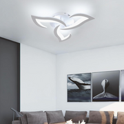 Πολυέλαιος LED με τηλεχειριστήριο LOTUS 32W, 3 πέταλα, κρύο/ζεστό/ουδέτερο φως, ρυθμιζόμενο, λευκός πολυέλαιος LED με τηλεχειριστήριο Προεπιλεγμένος τίτλος Alessandro Design