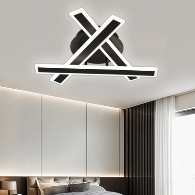 Πολυέλαιος LED με Τηλεχειριστήριο LT755/3BK, 62.2W, 40*5.5*10, IP20, Ψυχρό/Ζεστό/Ουδέτερο φως, Ρυθμιζόμενο, Μαύρο, Σίδερο, Πλεξιγκλάς