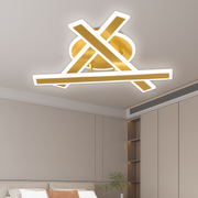 Lustra LED cu Telecomanda ZYRON Nobile , 62W, 40x5.5x10, Lumina Rece/Calda/Neutra, Dimabila, Auriu, Metal, Plexiglas Lustre LED cu Telecomanda Default Title Alessandro Design