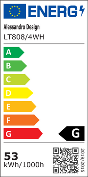 Πολυέλαιος LED με τηλεχειριστήριο ZOE 53W, 4 Τετράγωνα, Κρύο/Ζεστό/Ουδέτερο φως, Ρυθμιζόμενο, Λευκό