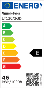 Πολυέλαιος LED με Τηλεχειριστήριο KILLIAN 46W, 3 κύκλοι, Κρύο/Ζεστό/Ουδέτερο φως 3000K/4000K/6000K, Ρυθμιζόμενο, Χρυσό Λευκό LED Πολυέλαιοι με Τηλεχειριστήριο Προεπιλεγμένος τίτλος Alessandro Design