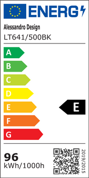 Πολυέλαιος LED με τηλεχειριστήριο VOLTA 125W, Οβάλ, Κρύο/Ζεστό/Ουδέτερο φως, Ρυθμιζόμενο, Μαύρο