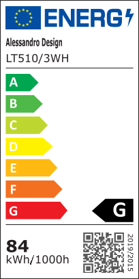 Πολυέλαιος LED με τηλεχειριστήριο LANDEN 84W, 3 Στοιχεία, Κρύο/Ζεστό/Ουδέτερο φως, Ρυθμιζόμενο, Λευκοί πολυέλαιοι LED με τηλεχειριστήριο Προεπιλεγμένος τίτλος Alessandro Design