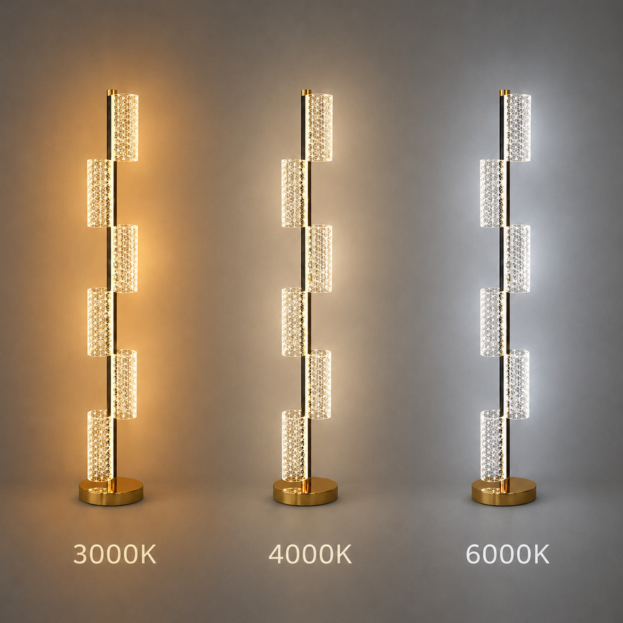 Λάμπα LED 40W Modern Austin 125Cm 3000/4000/6000K Χρυσό
