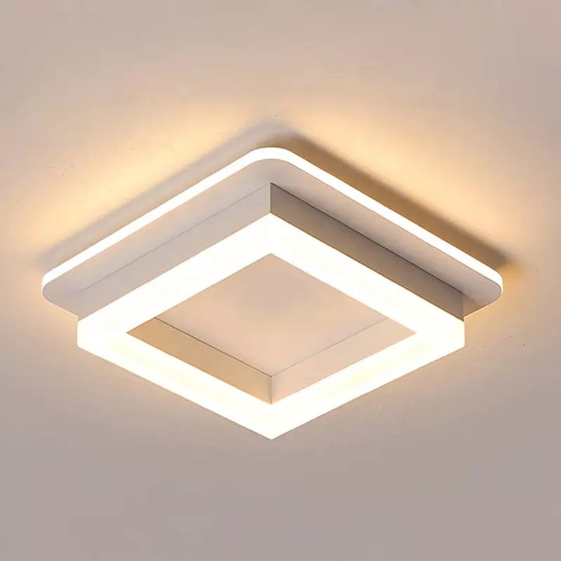 MODERN LED Chandelier 26W, Μέγεθος 19,5x19,5, Τετράγωνο, Κρύο/Ζεστό/Ουδέτερο φως, Λευκός πολυέλαιος LED Προεπιλεγμένος τίτλος Alessandro Design