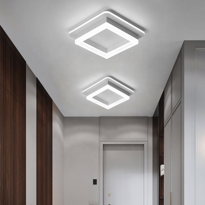 MODERN LED Chandelier 26W, Μέγεθος 19,5x19,5, Τετράγωνο, Κρύο/Ζεστό/Ουδέτερο φως, Λευκός πολυέλαιος LED Προεπιλεγμένος τίτλος Alessandro Design
