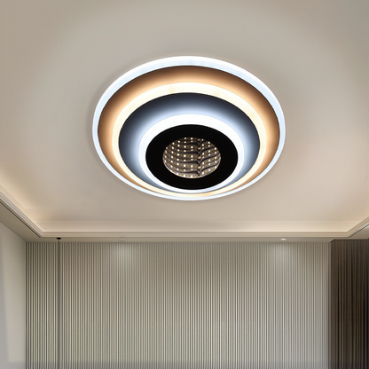 Πολυέλαιος LED NEXA ROTUND 3D 39W, Κρύο/Ζεστό/Ουδέτερο φως, Λευκοί πολυέλαιοι LED Προεπιλεγμένος τίτλος Alessandro Design
