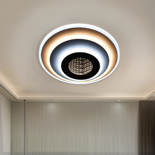 Πολυέλαιος LED NEXA ROTUND 3D 39W, Κρύο/Ζεστό/Ουδέτερο φως, Λευκοί πολυέλαιοι LED Προεπιλεγμένος τίτλος Alessandro Design