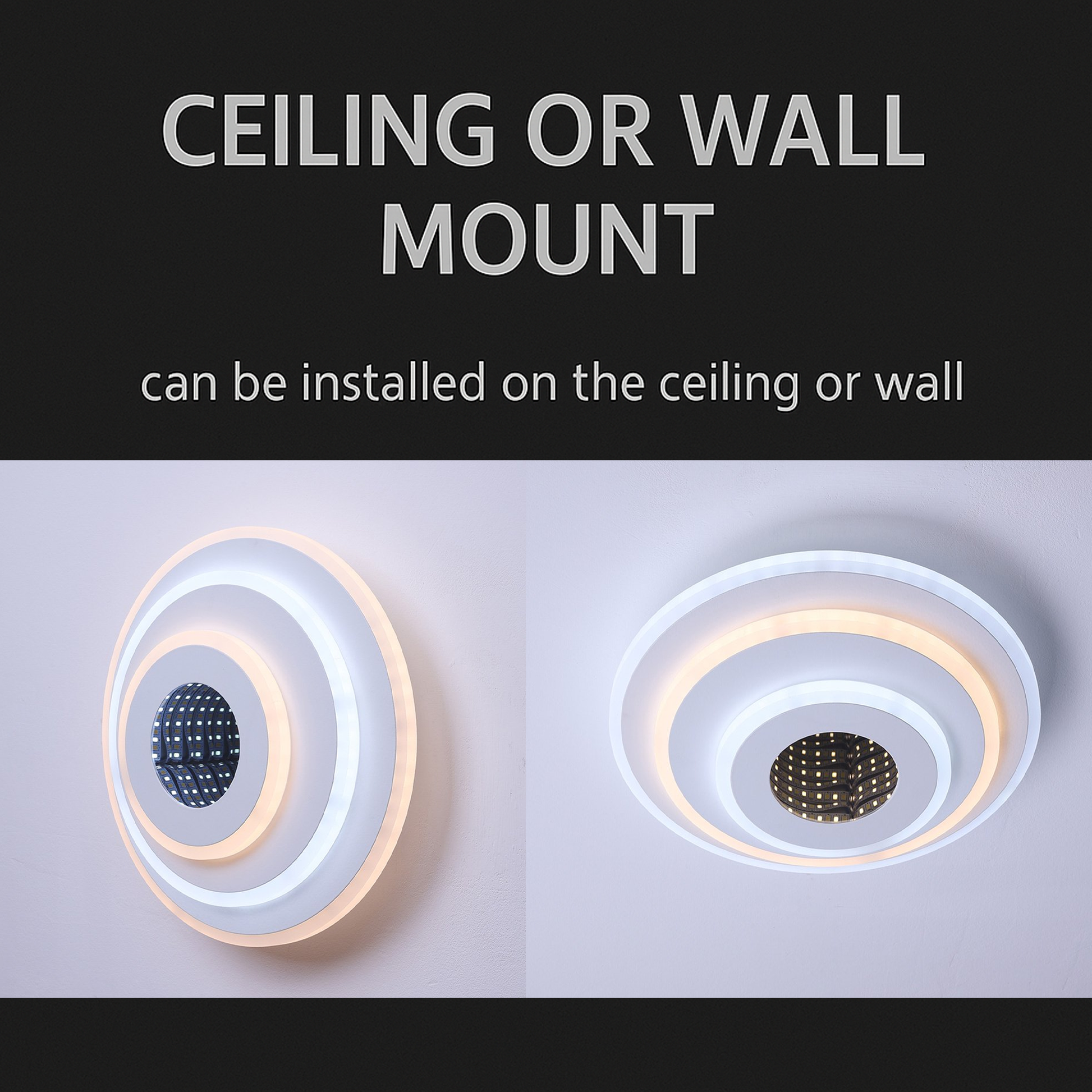Πολυέλαιος LED NEXA ROTUND 3D 39W, Κρύο/Ζεστό/Ουδέτερο φως, Λευκοί πολυέλαιοι LED Προεπιλεγμένος τίτλος Alessandro Design