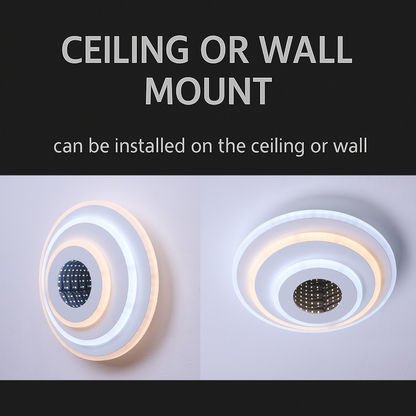 Πολυέλαιος LED NEXA ROTUND 3D 39W, Κρύο/Ζεστό/Ουδέτερο φως, Λευκοί πολυέλαιοι LED Προεπιλεγμένος τίτλος Alessandro Design