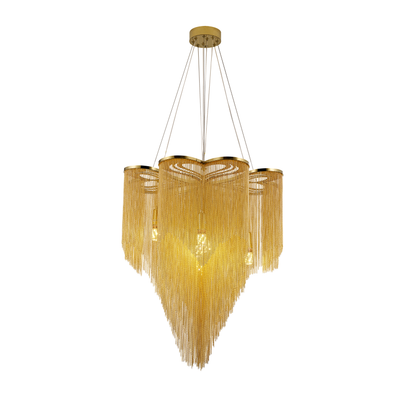 Candelabru MD9021 6xG9, Diametru 50cm, Auriu, Metal Candelabre Moderne Default Title Alessandro Design