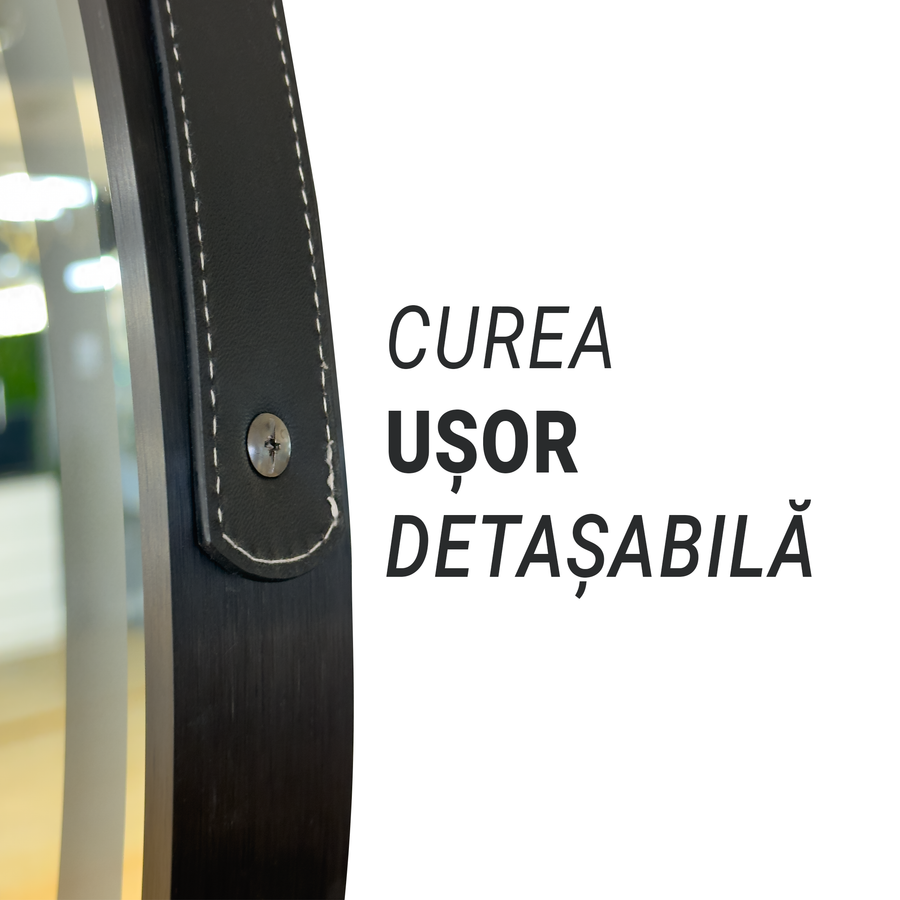 Στρογγυλός καθρέφτης LED, 11W, 60cm, Micah Marcello MotionGlow Sensor, Demister System, Clock & Thermometer, Cosmetic Magifier, Dimable Marcello Mirrors Προεπιλεγμένος τίτλος Alessandro Design