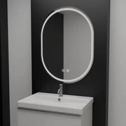 Καθρέφτης LED Οβάλ, 60x80cm, Velara Touch, Σύστημα Demister, Dimmable Mirrors Korman E Προεπιλεγμένος τίτλος Alessandro Design