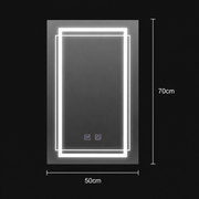 Ορθογώνιος καθρέφτης LED, 50x70cm, KOVEN Touch, Demister System, Dimmable