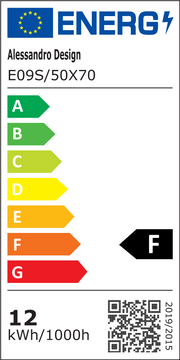 Ορθογώνιος καθρέφτης LED, 50x70cm, RADIANTE Touch, Demister System, Dimmable