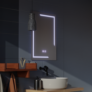 Ορθογώνιος καθρέφτης LED, 60x80cm, ECLISSA Touch, Demister System, Dimmable Mirrors Korman E Προεπιλεγμένος τίτλος Alessandro Design