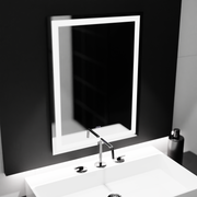 Ορθογώνιος καθρέφτης LED, 60x80cm, ΠΛΑΙΣΙΟ Basic Touch Mirrors Korman C Προεπιλεγμένος τίτλος Alessandro Design
