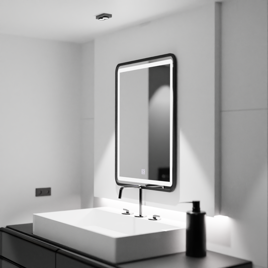 Ορθογώνιος καθρέφτης LED, 60x80cm, Απόχρωση Basic Touch Mirrors Korman C Προεπιλεγμένος τίτλος Alessandro Design