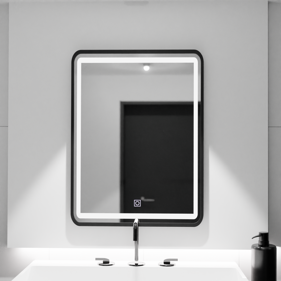 Ορθογώνιος καθρέφτης LED, 60x80cm, Απόχρωση Basic Touch Mirrors Korman C Προεπιλεγμένος τίτλος Alessandro Design