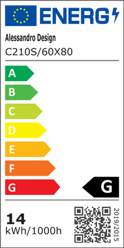 Ορθογώνιος καθρέφτης LED, 60x80cm, απόχρωση Basic Touch