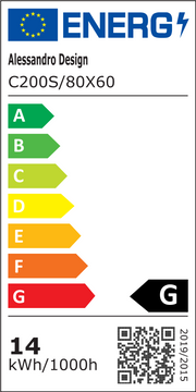 Ορθογώνιος καθρέφτης LED, 80x60cm, ΠΛΑΙΣΙΟ Basic Touch