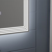 Ορθογώνιος καθρέφτης LED, Demister, 50x70cm, ADIS Basic Touch Mirrors Korman E Προεπιλεγμένος τίτλος Alessandro Design