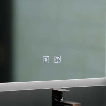 Ορθογώνιος καθρέφτης LED, 60x80cm, Touch VENERA, Σύστημα Demister, Dimmable Mirrors Korman E Προεπιλεγμένος τίτλος Alessandro Design