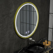 LED Στρογγυλός καθρέφτης, 50cm, Glanz Touch, Demister System, Dimmable Mirrors Korman E Προεπιλεγμένος τίτλος Alessandro Design