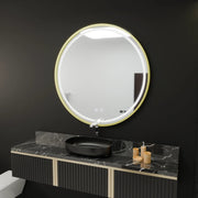 LED Στρογγυλός καθρέφτης, 50cm, Glanz Touch, Demister System, Dimmable Mirrors Korman E Προεπιλεγμένος τίτλος Alessandro Design