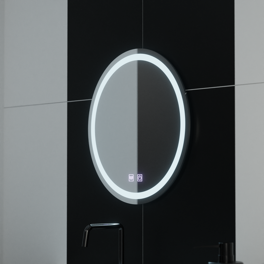 Στρογγυλός καθρέφτης LED 50cm Lucea Touch Demister System Mirrors Korman E Προεπιλεγμένος τίτλος Alessandro Design