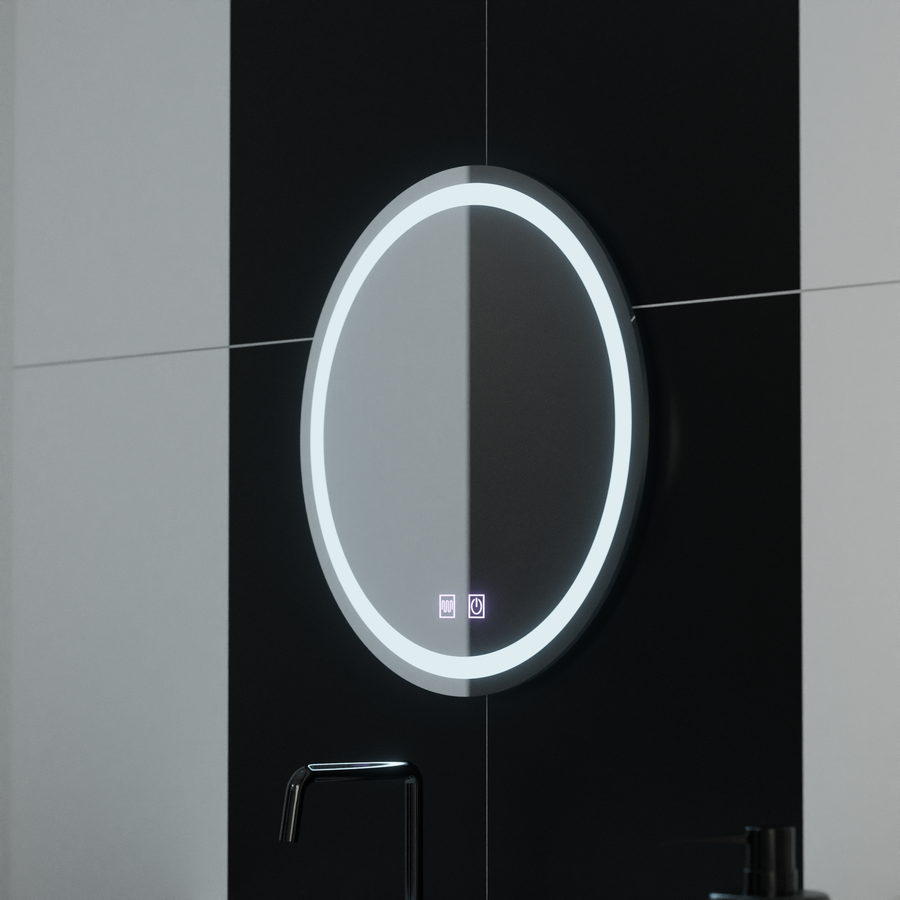 Στρογγυλός καθρέφτης LED 50cm Lucea Touch Demister System Mirrors Korman E Προεπιλεγμένος τίτλος Alessandro Design