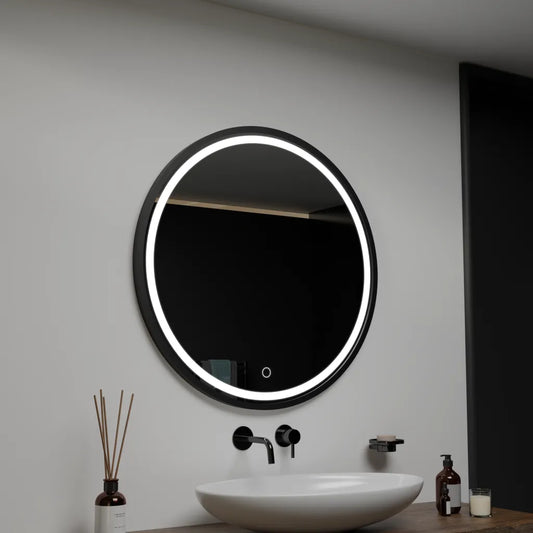 Στρογγυλός καθρέφτης LED 80cm Piazza Basic Touch Mirrors Korman C Προεπιλεγμένος τίτλος Alessandro Design