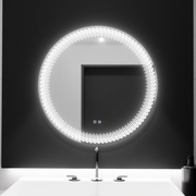 LED Στρογγυλός καθρέφτης 60cm, Stellaire Touch, Σύστημα Demister, Dimmable Mirrors Korman E Προεπιλεγμένος τίτλος Alessandro Design