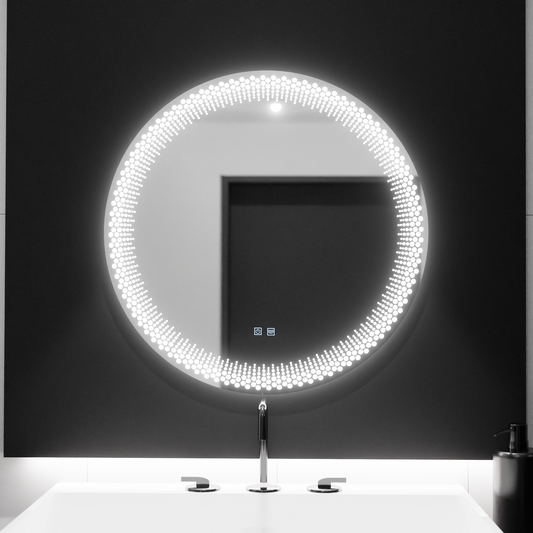 LED Στρογγυλός καθρέφτης 60cm, Stellaire Touch, Σύστημα Demister, Dimmable Mirrors Korman E Προεπιλεγμένος τίτλος Alessandro Design
