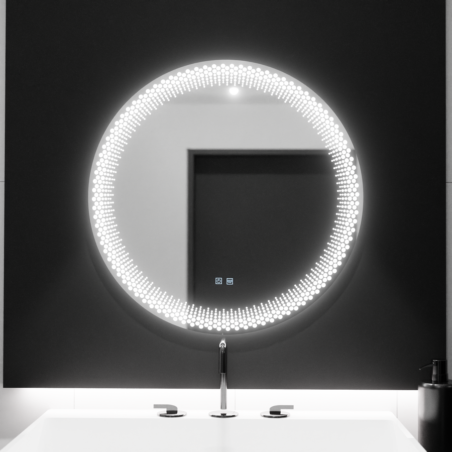 LED Στρογγυλός καθρέφτης 60cm, Stellaire Touch, Σύστημα Demister, Dimmable Mirrors Korman E Προεπιλεγμένος τίτλος Alessandro Design