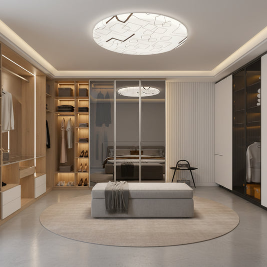 Plafonieră LED 23 cm, 22W, 3000K / 4000K / 6000K, Alb, Metal si Acril Plafoniere LED Default Title Alessandro Design