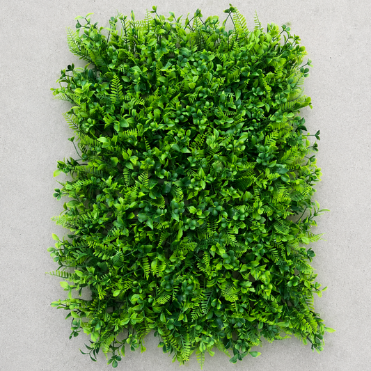 Planta Artificială Panou de Gard Viu Cimișir, 40 x 60 cm, Verde